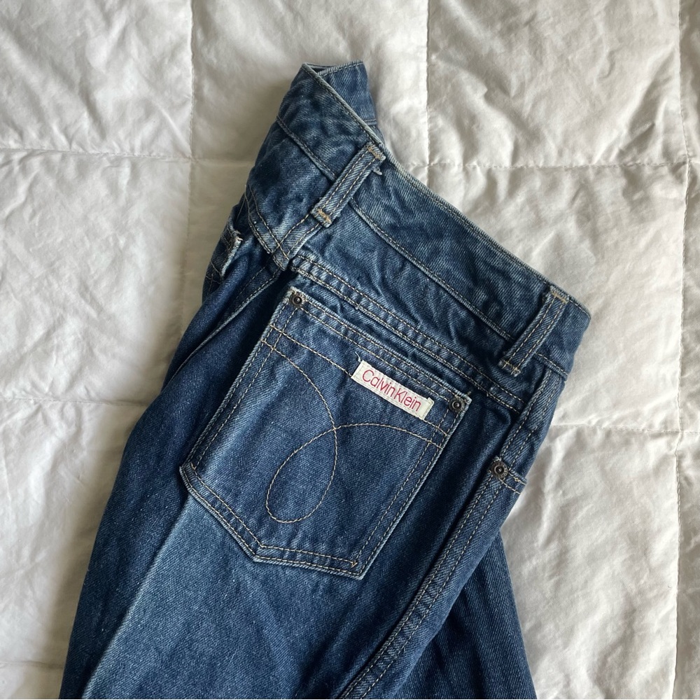 vintage calvin klein straight leg denim